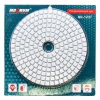 Круг алмазный шлифовальный по камню гибкий d100 мм, P 150 , «черепашка», "MAXIMUM" (2263)