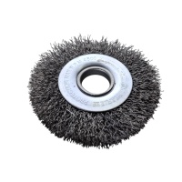 Щетка плоская для УШМ 100 мм,4", чёрная, волнистая проволока,"Maximum" MX 17856