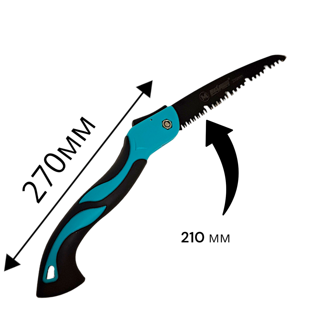 ножовка складная 210 мм, садовая, прорезиненная рукоять,"maximum"  mx 14770 оптом