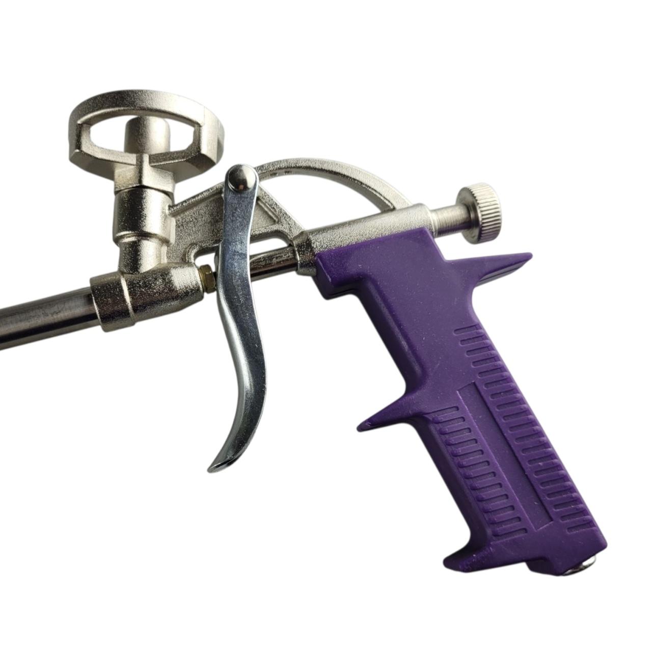 пистолет для монтажной пены, алюминиевый корпус foam gun,фиолетовый оптом