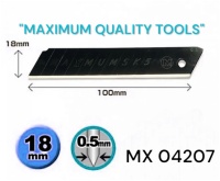 Купить оптом Лезвия для ножа SK5 черные 18×100 мм, толщина 0.5, 10шт., "Maximum" MX 04207 (2690) лезвия для ножа sk5 черные 18×100 мм, толщина 0.5, 10шт., "maximum" mx 04207 (2690) оптом
