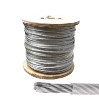 Трос стальной в оплетке ПВХ  5 мм 150 м, "MAXIMUM" Трос стальной в оплетке ПВХ  5 мм 150 м, "MAXIMUM"