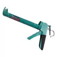 Пистолет для герметика 310 мл полукорпусный, желтый (2499) Пистолет для герметика 310 мл полукорпусный, желтый (2499)