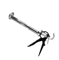 Пистолет для герметика 310 мл., полукорпусный, хромированный, "MAXIMUM" MX 13544 Пистолет для герметика 310 мл., полукорпусный, хромированный, "MAXIMUM" MX 13544