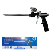 Пистолет для монтажной пены, алюминиевый корпус Foam Gun,чёрный Пистолет для монтажной пены, алюминиевый корпус Foam Gun,чёрный