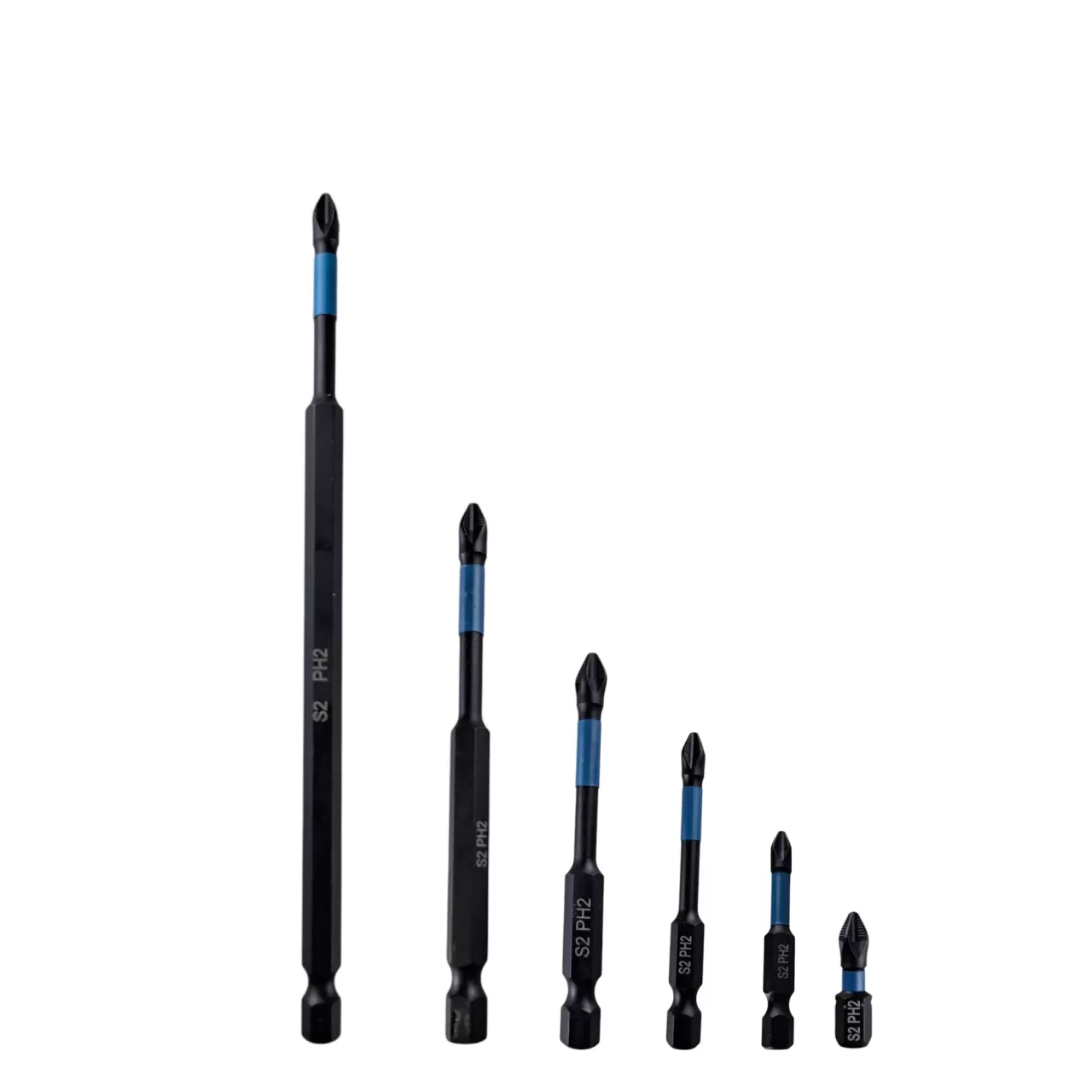 Набор бит торсионных для ударных шуруповертов PH2, 150-25 мм, S2, 6 шт., "MAXIMUM" MX 16446 оптом
